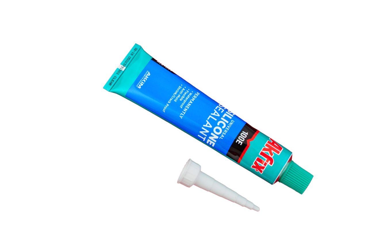 Силікон Akfix - тюбик 50 мл білий (SA112)