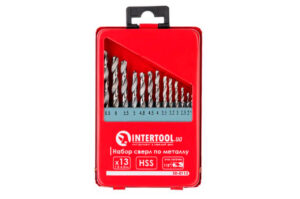 Набір свердел по металу Intertool - 13 шт. (1,5-6,5 мм) (SD-0113)