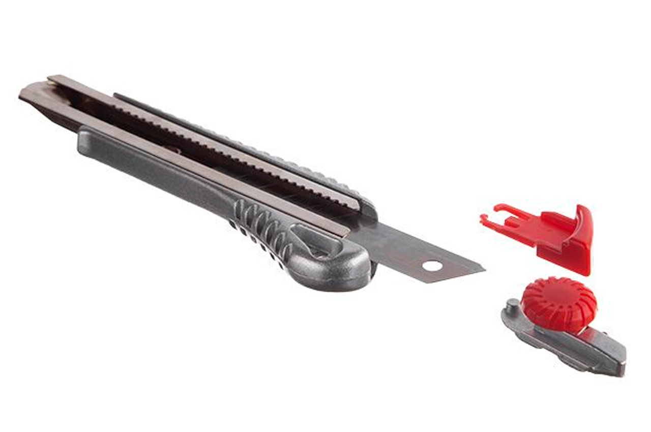 Ніж Intertool - 18 мм гвинтовий, противоскользящий (HT-0507) - Зображення 4