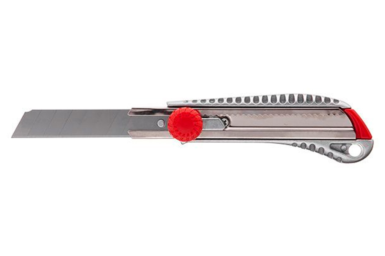 Ніж Intertool - 18 мм гвинтовий, противоскользящий (HT-0507) - Зображення 6