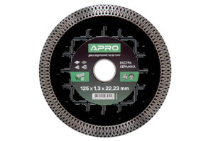 Диск алмазний Apro - 125 x 1,3 мм кераміка екстра (830054)