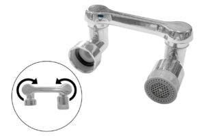 Аератор для змішувача поворотний важільний 360-1080° (S-VEN0144)